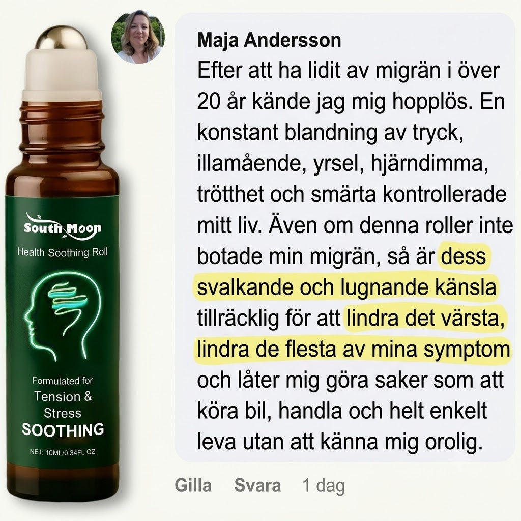 Migränlindrande Roll-On | Känn skillnaden på bara några minuter