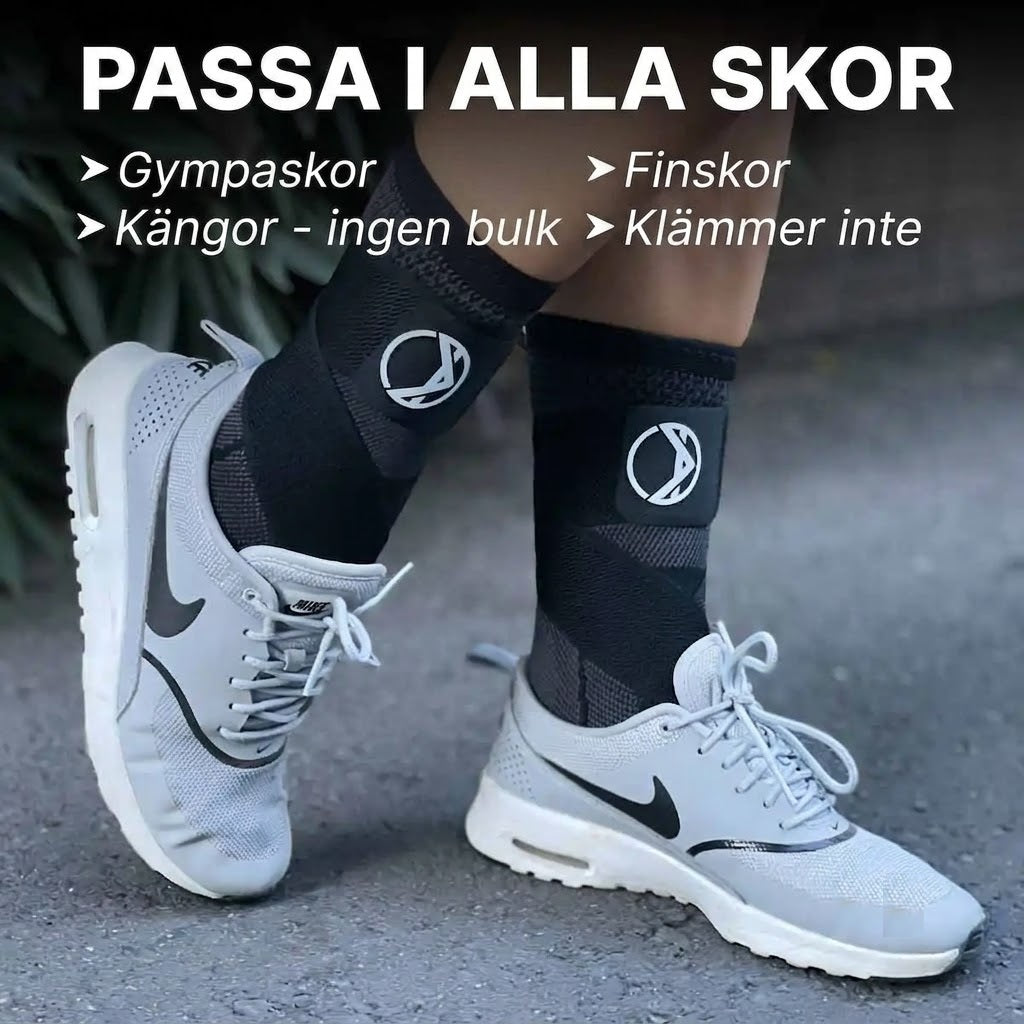 Fotstöd Pro™ | återställning av blodflödet + stöd i flera riktningar