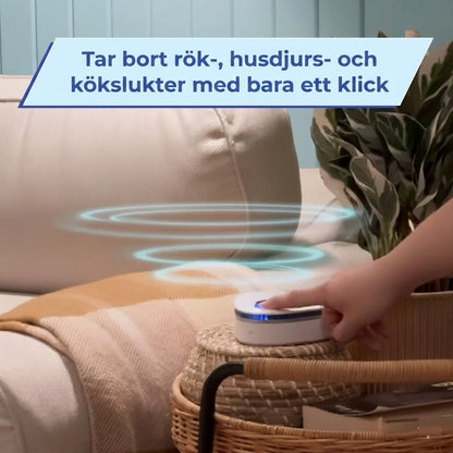RenLuft | Tar bort rök, djur- och matlukt med ett knapptryck