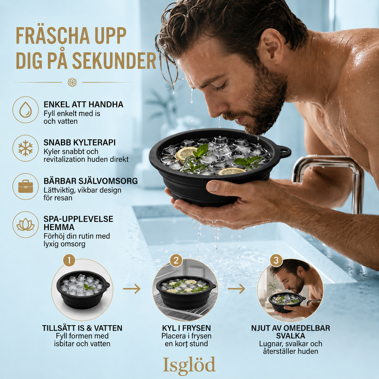 Isglöd | Isbadstricket kändisarna svär vid