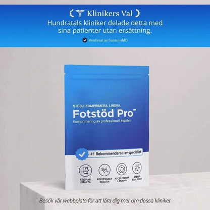 Fotstöd Pro™ | återställning av blodflödet + stöd i flera riktningar