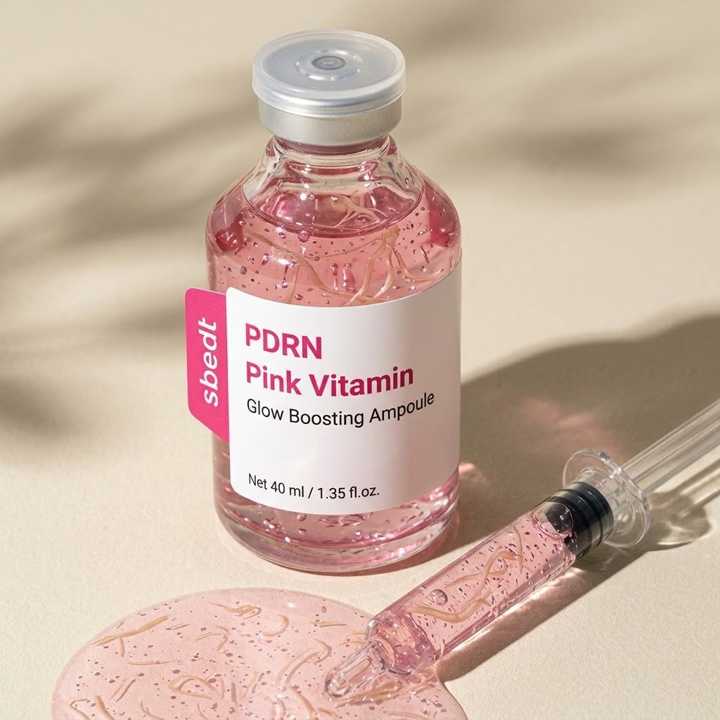Pink PDRN Vitamine Ampoule | DNA från koreansk lax. Återfå din lyster på 72 timmar.