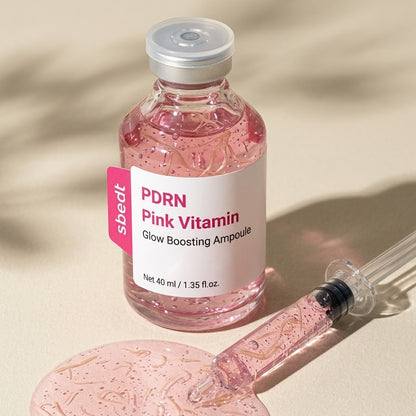 Pink PDRN Vitamine Ampoule | DNA från koreansk lax. Återfå din lyster på 72 timmar.