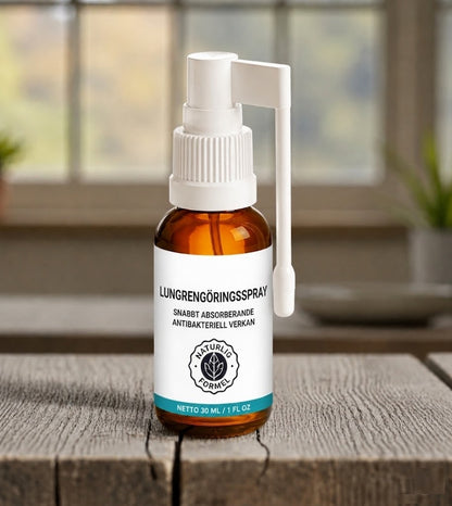 Gooyeer-Spray | Tar bort upp till 92 % av det ansamlade slemmet i lungorna inom 48 timmar