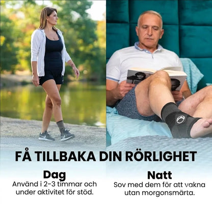Fotstöd Pro™ | återställning av blodflödet + stöd i flera riktningar