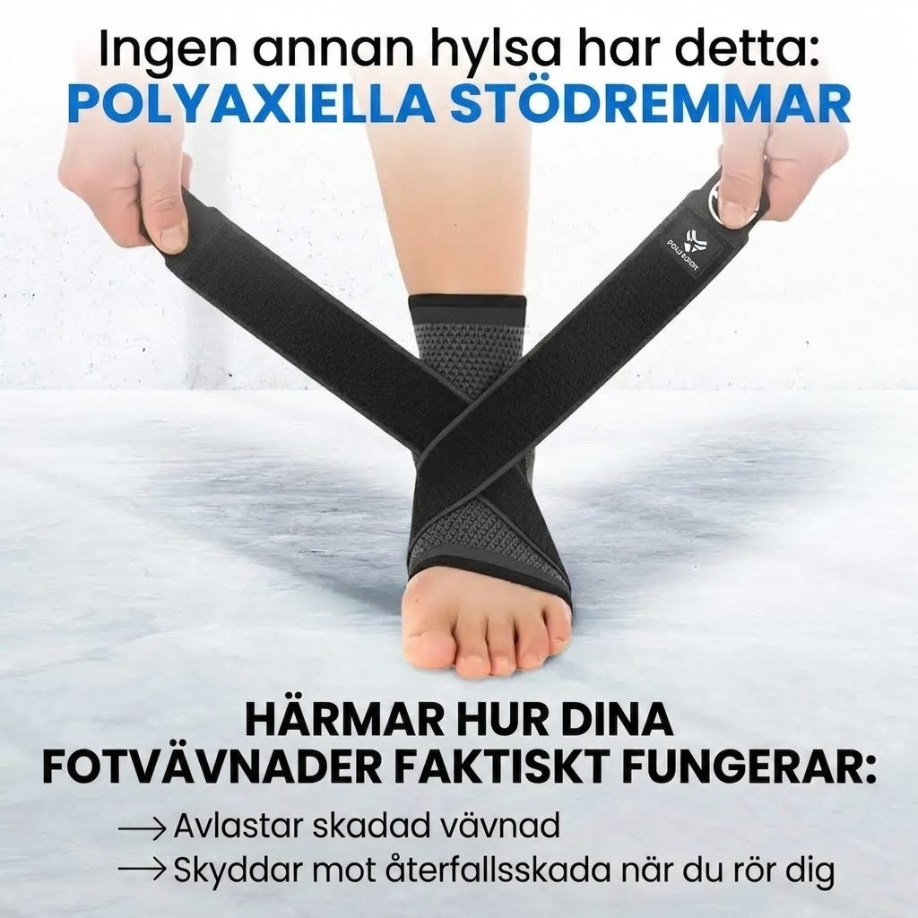 Fotstöd Pro™ | återställning av blodflödet + stöd i flera riktningar