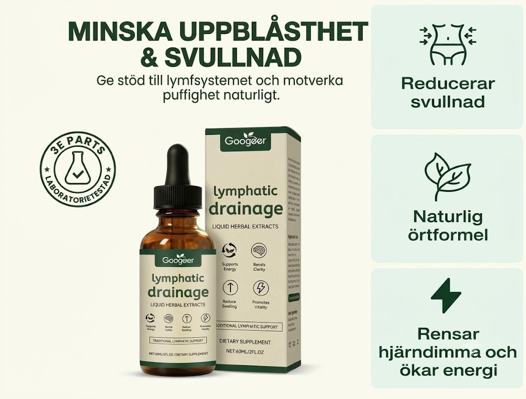 Googeer | Lymfdränage Formula