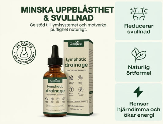 Googeer | Lymfdräneringsdroppar