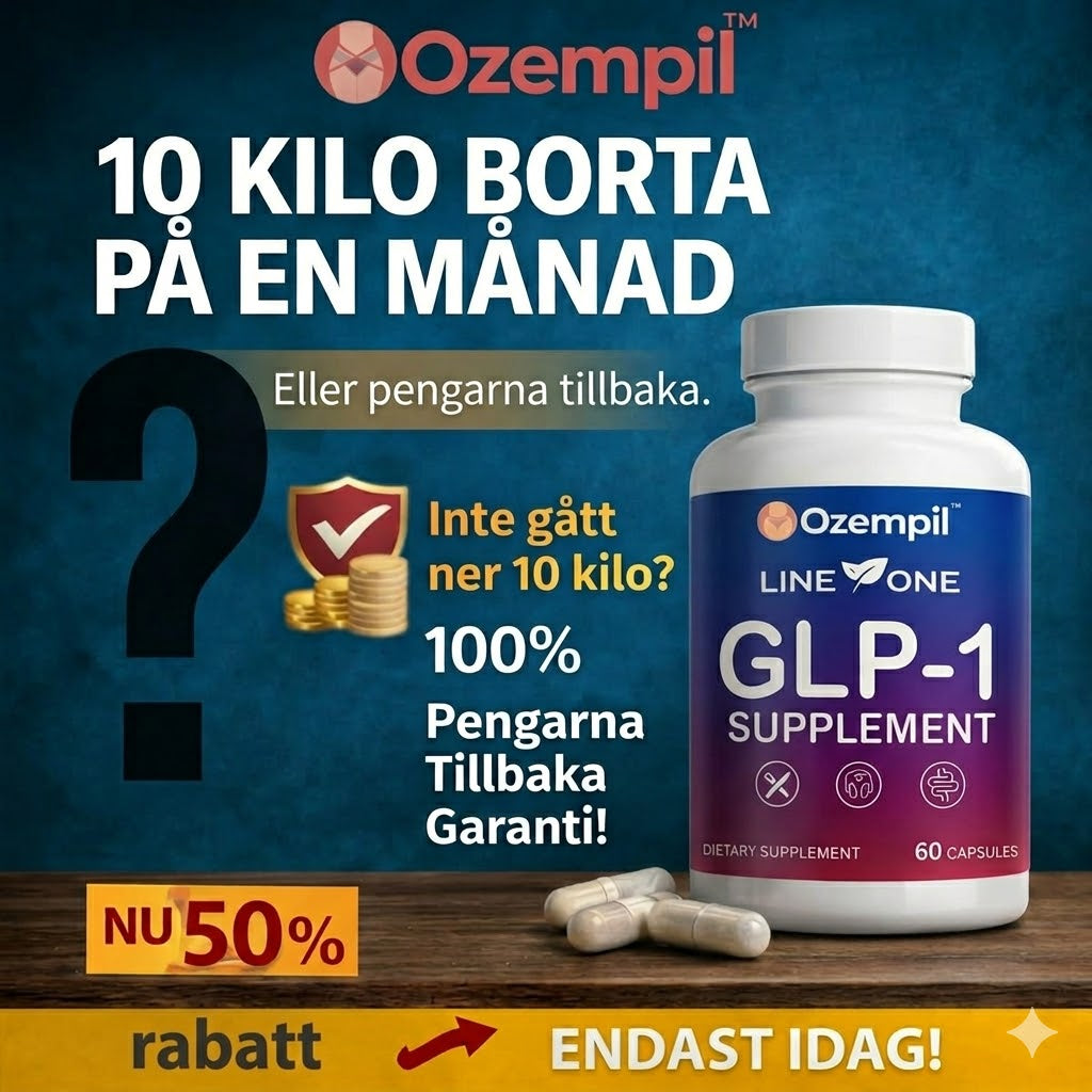 Ozempil™ - Hur man går ner 10 kilo på 4 veckor utan att träna!