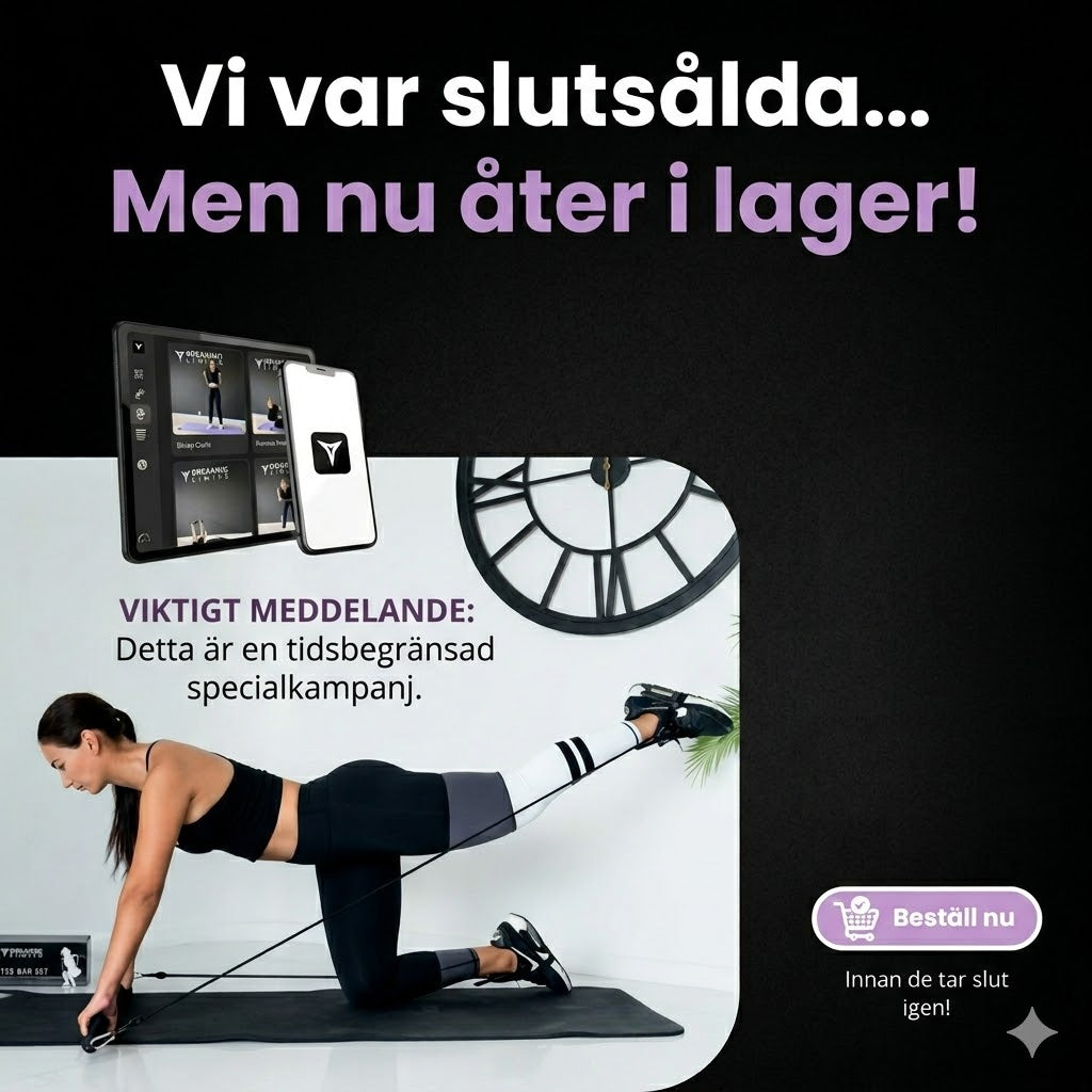 Pilates bar set - Bli smalare och mer vältränad hemifrån