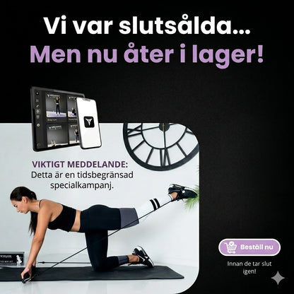Pilates bar set - Bli smalare och mer vältränad hemifrån