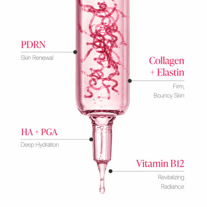 Pink PDRN Vitamine Ampoule | DNA från koreansk lax. Återfå din lyster på 72 timmar.