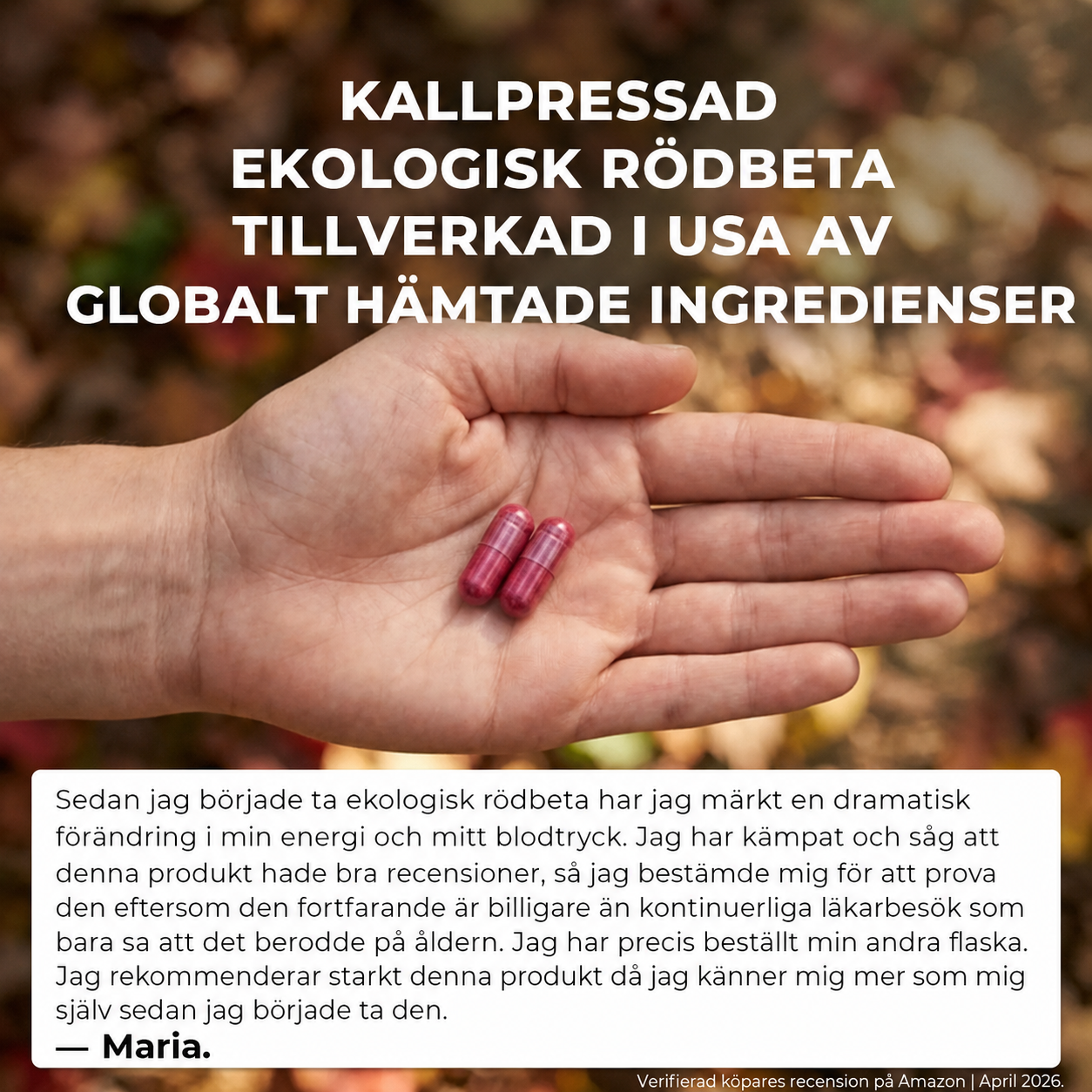 Rödbet-kapseler | främjar en sund blodcirkulation och hjärt- och kärlhälsa