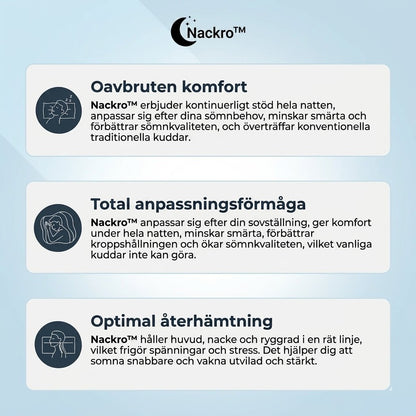 Nackro™ nackkudden - Äntligen vakna utan smärta