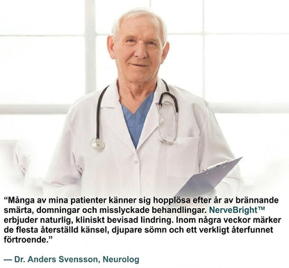 Nervebright -Nervstöd | Säg adjö till brännande och domnande nervsmärtor
